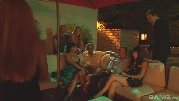 Brunette porn video featuring Mika Tan, Bobbi Starr and Audrey Hollander