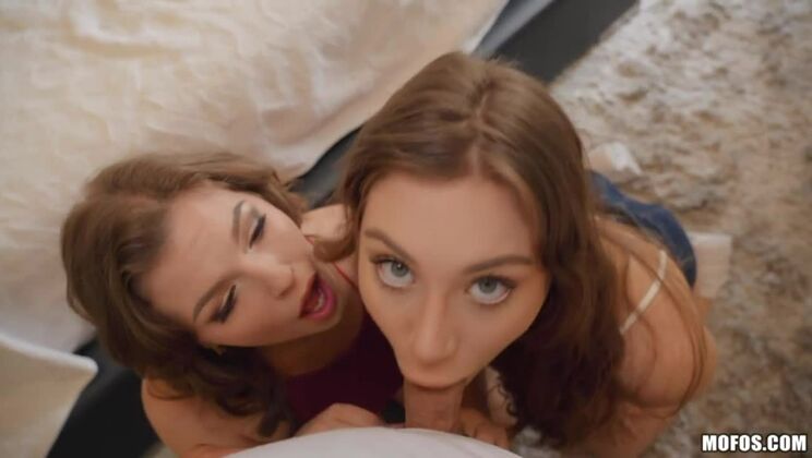Hand job porn video featuring Ella Nova and Kayla Paris