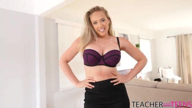 Kagney Linn Carter is waiting for her student Tony to join her for an after school study session, but she's not expecting Tony to turn up the charm