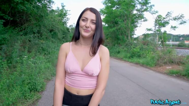 Cutie in Clothes Fucks Outdoors - ft. Perky Tits amp  Money