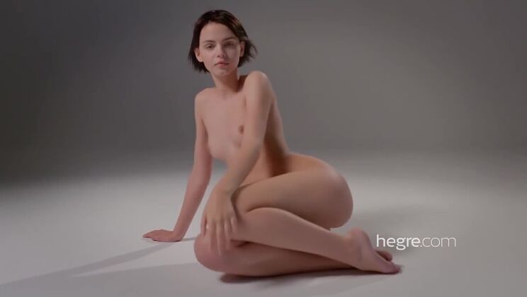 Brunette Ariel's Slow-Mo Beauty with Small Tits & Big Ass