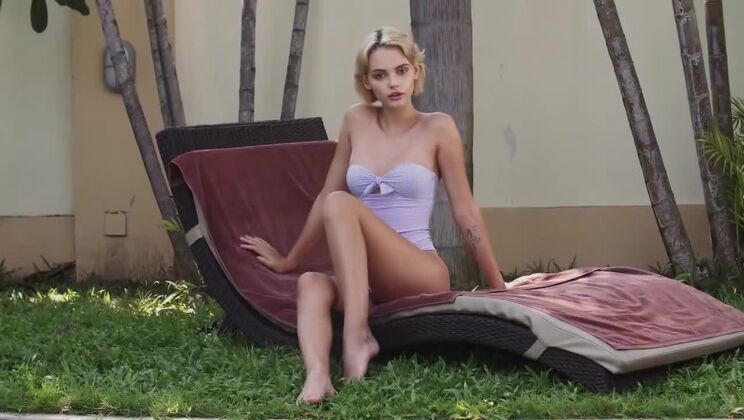 Outdoor Tryst with a Blonde Mermaid: Lillianne