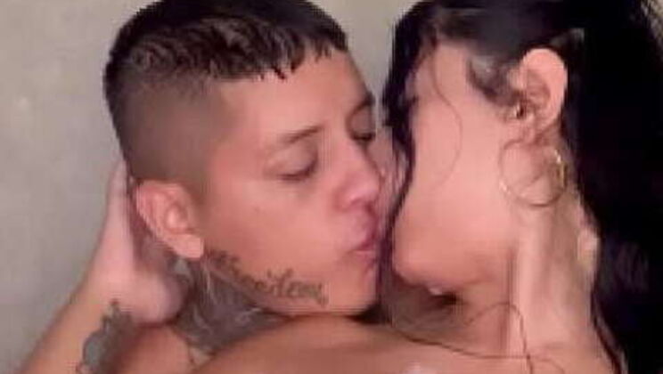Hot Latina Babe Evaa and Her Big Tits Have X-Rated Shower Fun with Mike When Parents Are Away