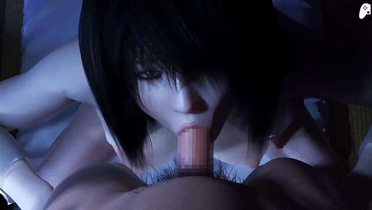 (4K) Japanese ghost woman with large rear end desires repeated bed action and internal cumming | Hentai 3D 