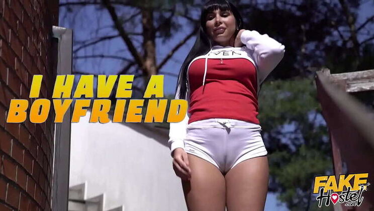 Cheating Belgian Babe Valentina: Using Her Curves to Score a Sly Orgasm & a Facial