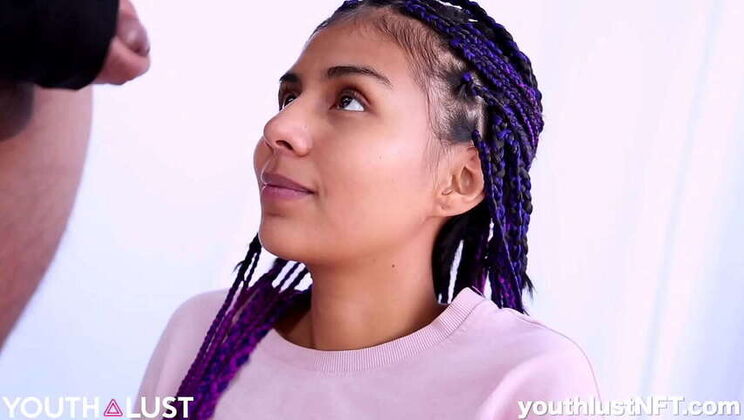 Emma, the wealthy beauty, can't get enough