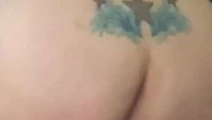 White Prostitute with Curvy Backside Gives Me Head and Rides Me in Reverse Cowgirl before CIM