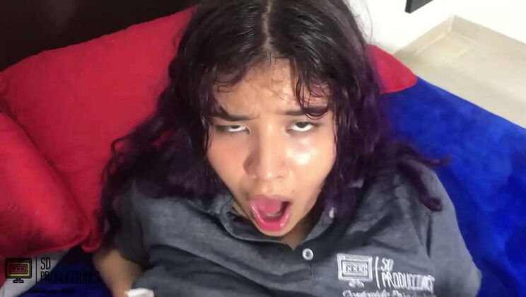 I Suck Off My Stepbrother, He Ejaculates on My Butt