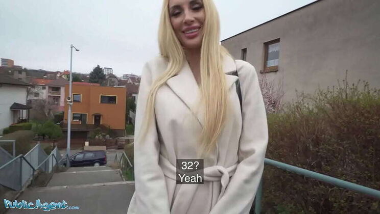 Public Agent Gets Blowjob & Doggystyle Action from Tattooed Blonde MILF