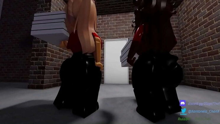 Pizza Girls Get Saucy with a Hot Client