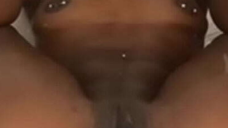 Chakra Takes Big Cock Missionary with Dildo Action