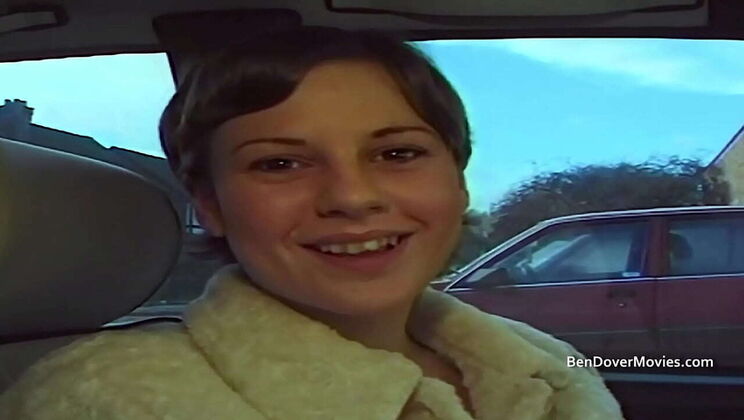 19-Year-Old British Katy Takes First Anal with Ben Dover in Car Foursome