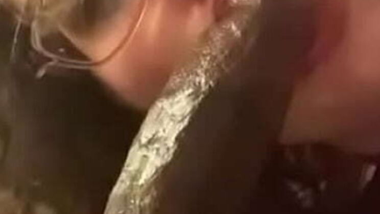 Amateur MILF Queenj90 Swallows Big Cock and Cum