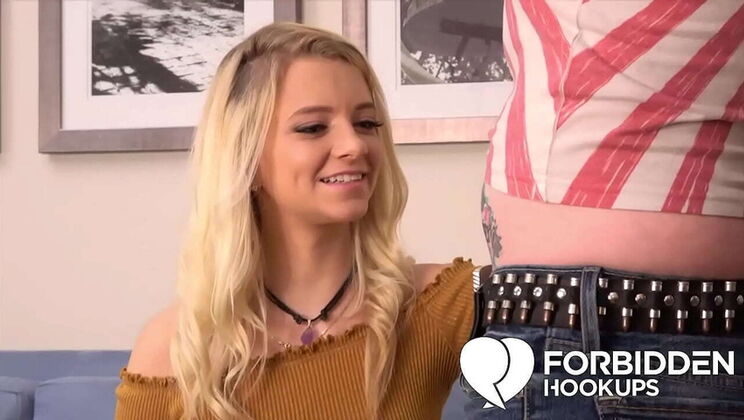 Riley Star Fucks Her Step-Brother in a Forbidden Hookup - Blowjob, Facial, and Cumshot Fun!