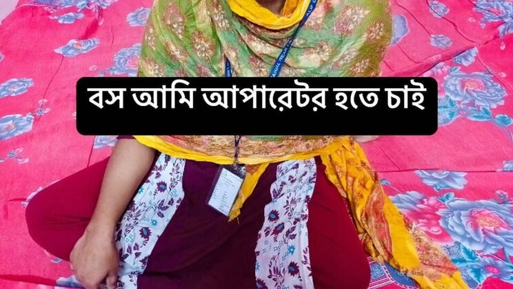 Boss, Please Let Me Be Your Operator - Desi Bhabhi Hardcore Fuck with Cumshot