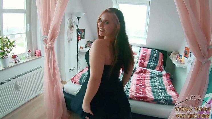 Stepsister Lets Stepbrother Fill Her Pussy with Cum in New Year Bang