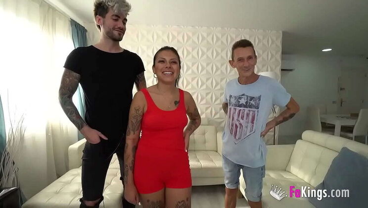 No Limits Latina Anty Teaches Two Rookies Hot Threesome Action