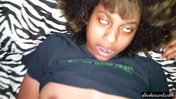 Alice Bound and Abel Bound Use Hitachi Wand for Intense Couple Fun