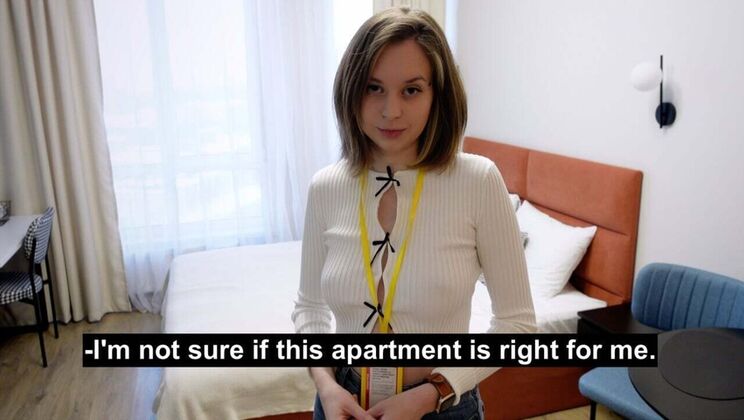 Hot Russian Realtor Anna Sibster Fucks Client in POV Creampie Fantasy