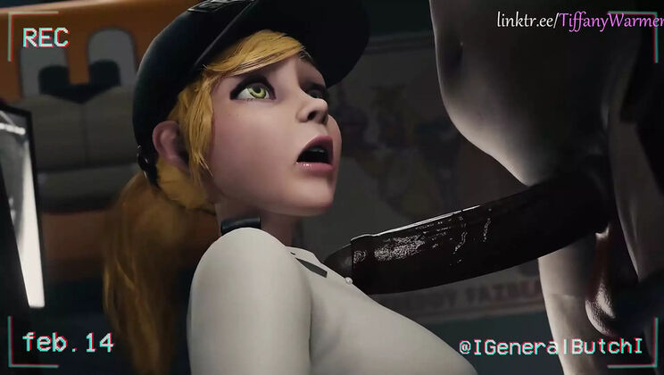 Hot Security Guard TiffanyWarmer in 3D Hentai Fantasy Fuck