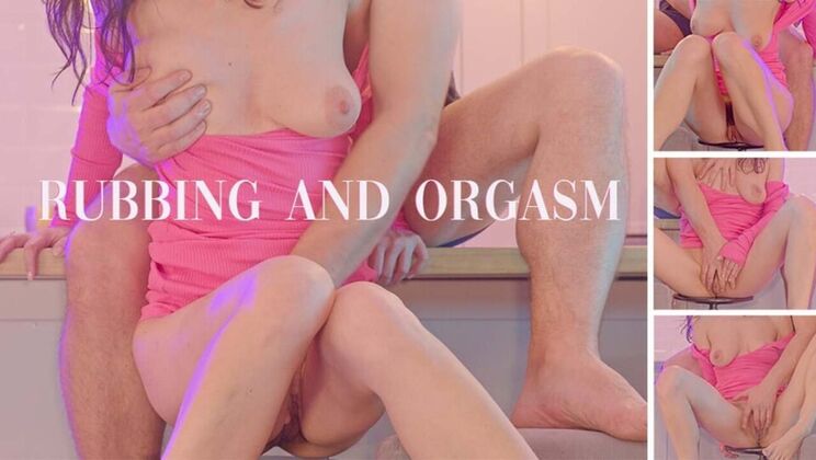 Amateur Wife Spreads Legs for Intense Clit Rubbing Orgasm - Homemade 4K