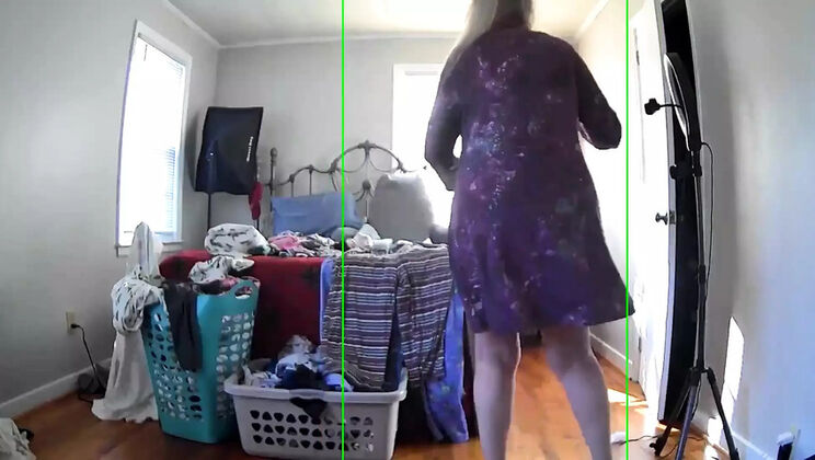 My Hot Momma Caught Doing Laundry - Blonde BBW Solo HD