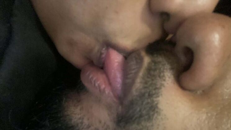 Hot Indian Girl with Big Tits Kissing Bengali Boy - Romantic Lip Lock Moment