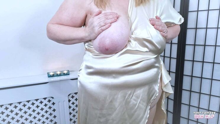 Big Tits Aunty Jane in Pantyhose - Homemade BBW MILF Action