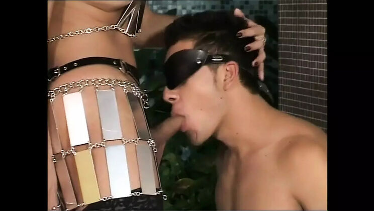 Hardcore Bondage Sex - Mistresses Dominate Slaves with Trans Fuck (Full HD Movie)