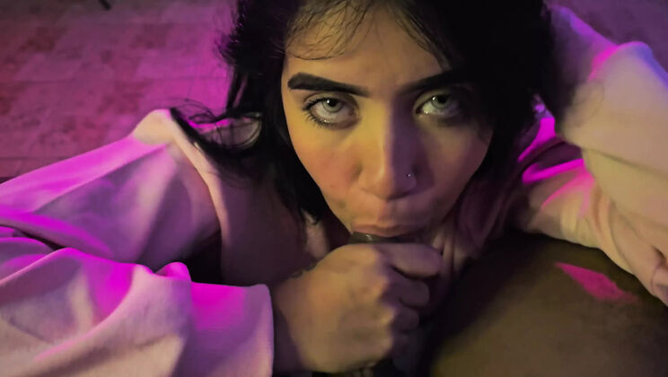 First Time Fucking My Small Black-Haired GF Sara Sodi - Rough Creampie & Big Tits