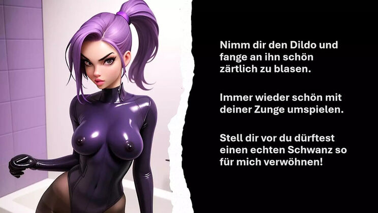 Dominant German Mistress Fucks Your Ass Hard - Femdom Anal JOI