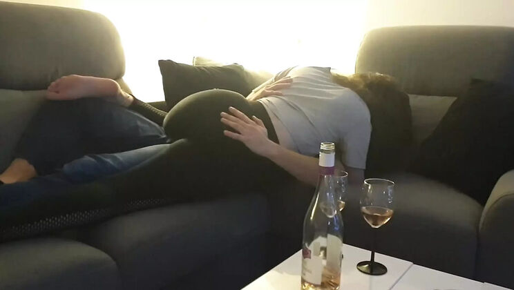 Hot amateur wife cheating with lover - hubby films foreplay before sex