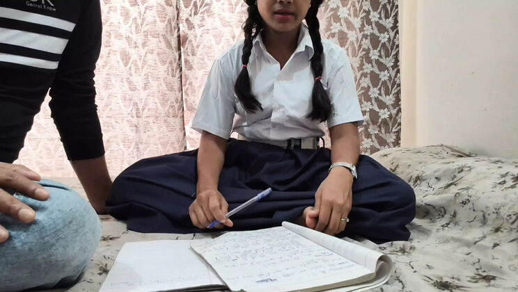 Indian virgin schoolgirl first time sex with teacher - Mumbai Ashu hardcore fuck in kitchen