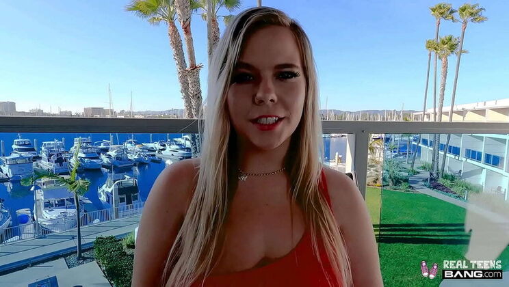 Percy Sires - Busty Teen Blonde Fucks Hard in Casting Audition - Big Natural Tits & Nice Ass