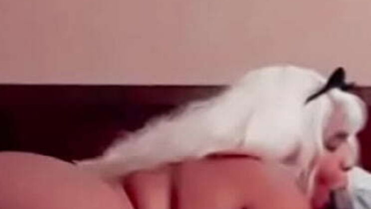 Hot midget Breanne Williams gets naked and fucked hard