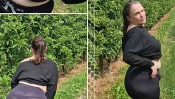 German MILF Saskialove87 Pissing & Masturbating Outdoor in Jungle - HD Amateur Homemade