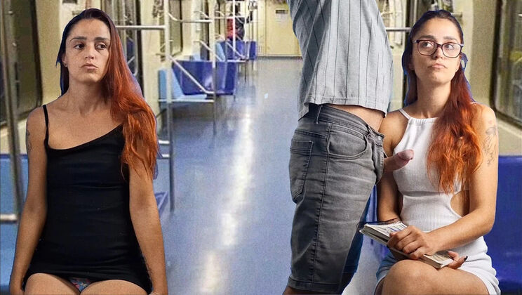 Redhead Teen Fanny Squirting on Bus - Public Sex & Amateur Action