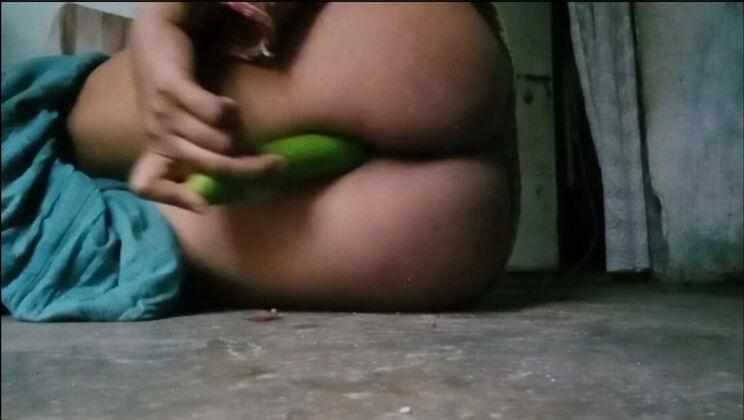 Hot Bhabi RIMSHA Plays with Cucumber and Big Boobs - HD Pakistani Sex