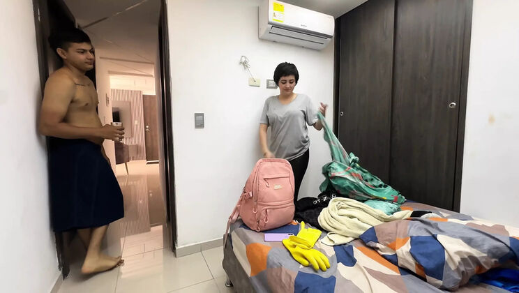 Big Ass Latina Maid Fucks Me Hard While Cleaning My House - Blowjob & Doggy Style