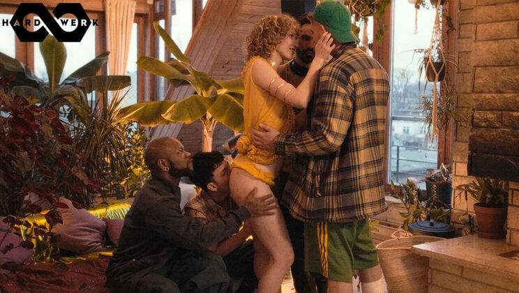 Blonde Petite Serafina Sky Gets Gangbanged Hard - HD Gangbang Video