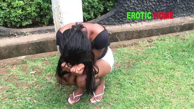 Nigerian Housemaid Fucked Hard By Boss - Curvy Ass Teen Gets Creampied