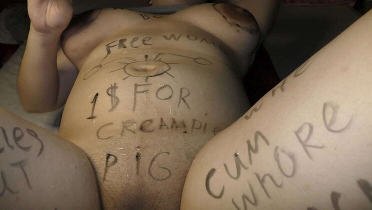 Hot teen Milky Mari takes multiple creampies in wild gangbang - POV creampie fuck!