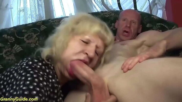 85-Year-Old Ugly Granny Rough Fucked Hard by Young Stud - German Taboo