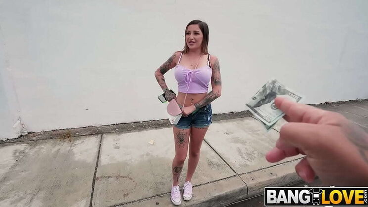 Busty Brunette Anna Chambers Rides Hard and Gets Facial