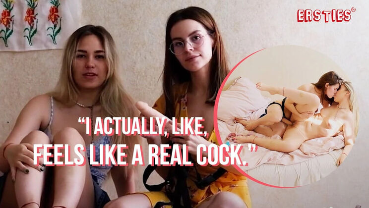 Hot German Lesbians Selvaggia & Daniela Go Wild with Strap-On Sex