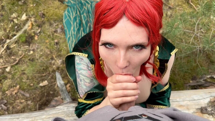 Big Tit BBW Triss Merigold Fucks Geralt in Hot Witcher Cosplay Sex