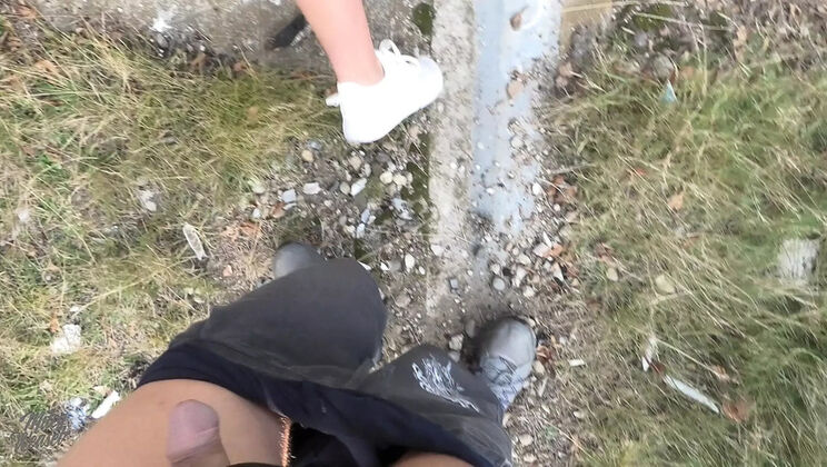 Blonde Sluts Caught by Security Guard in Public Sex - Miley Weasel