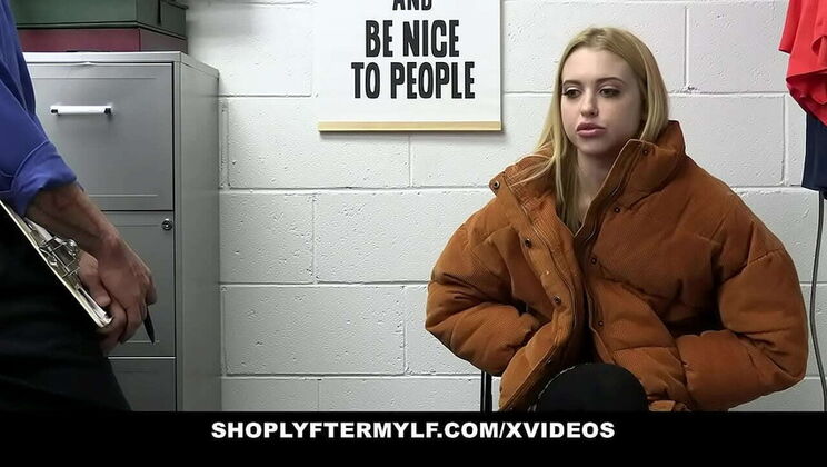 Blonde Teen Chloe Cherry Fucks Stepmom Aaliyah Love After Shoplifting - Creampie & Blowjob