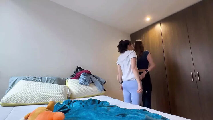 Lesbian Domination: Latina Mistress Humiliates Submissive Slave with Smelly Clothes & Orders