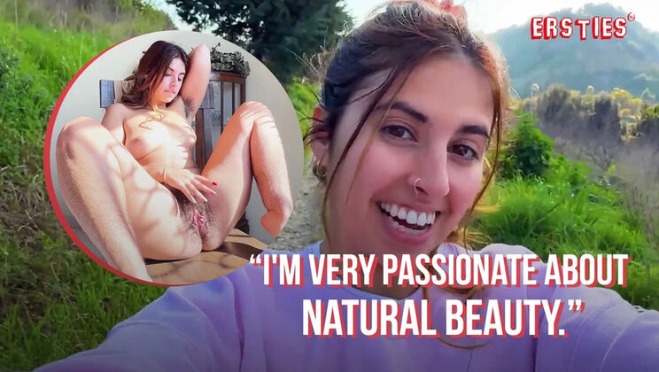 Hot German Amateur Cherry B - Big Natural Tits & Hairy Pussy Solo Masturbation